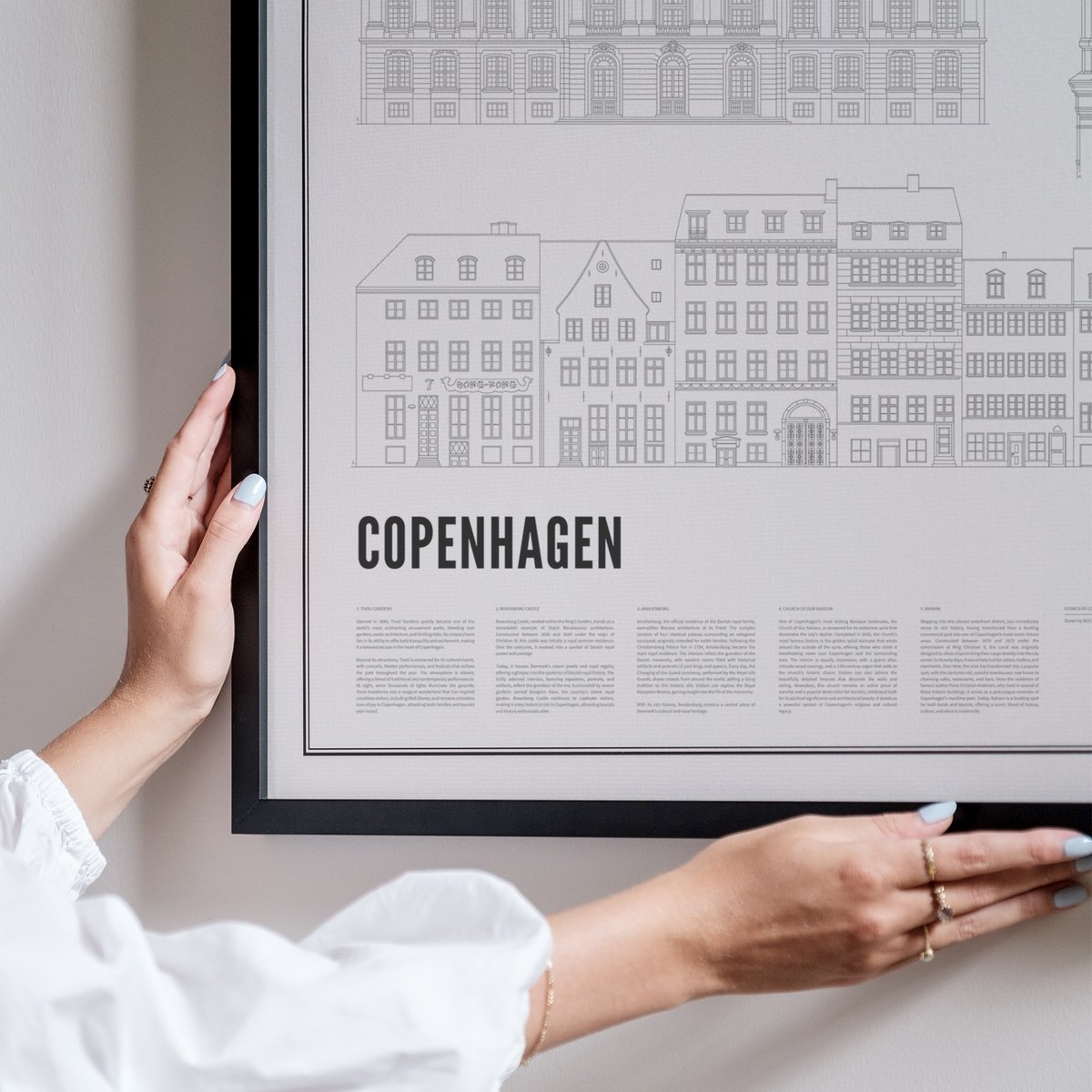 Poster von Iconics of Copenhagen | WIJCK.